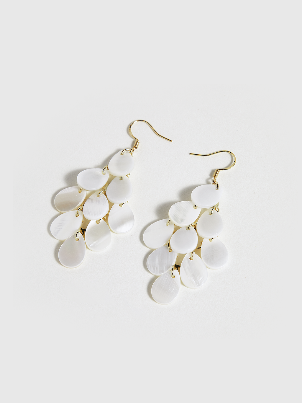 Shell Tassel Drop Earrings