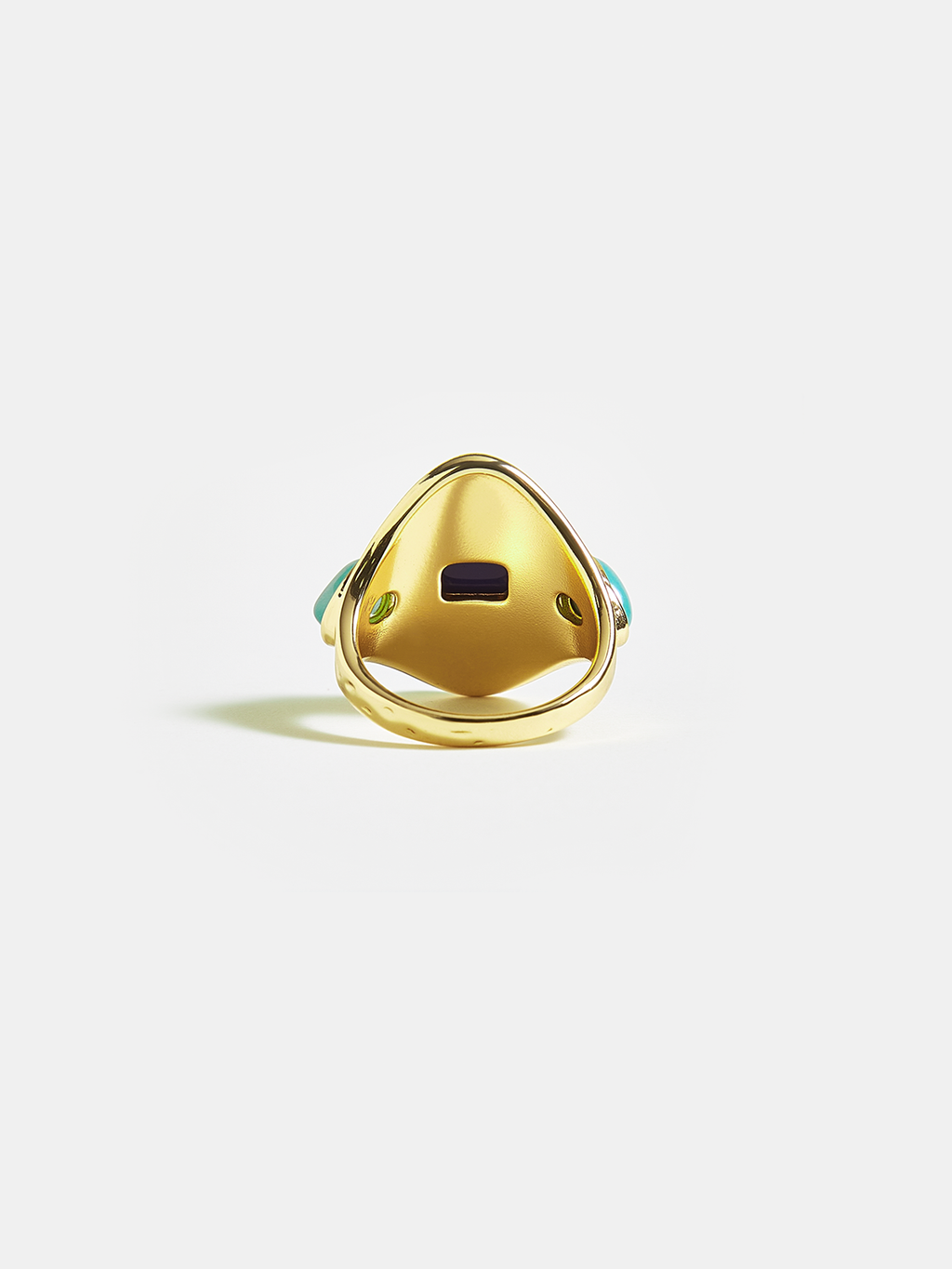 Multi-Stone Golden Ring